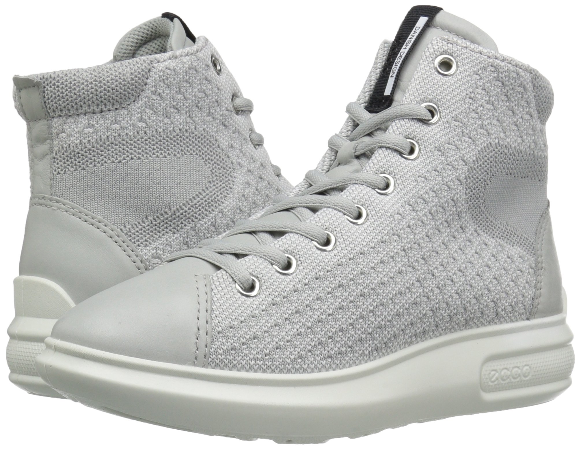 ECCO Women's Soft 3 High Top Fashion Sneakers - Comfortable Casual Walking Shoes for Women - Perfect for Work, Travel & Everyday Wear