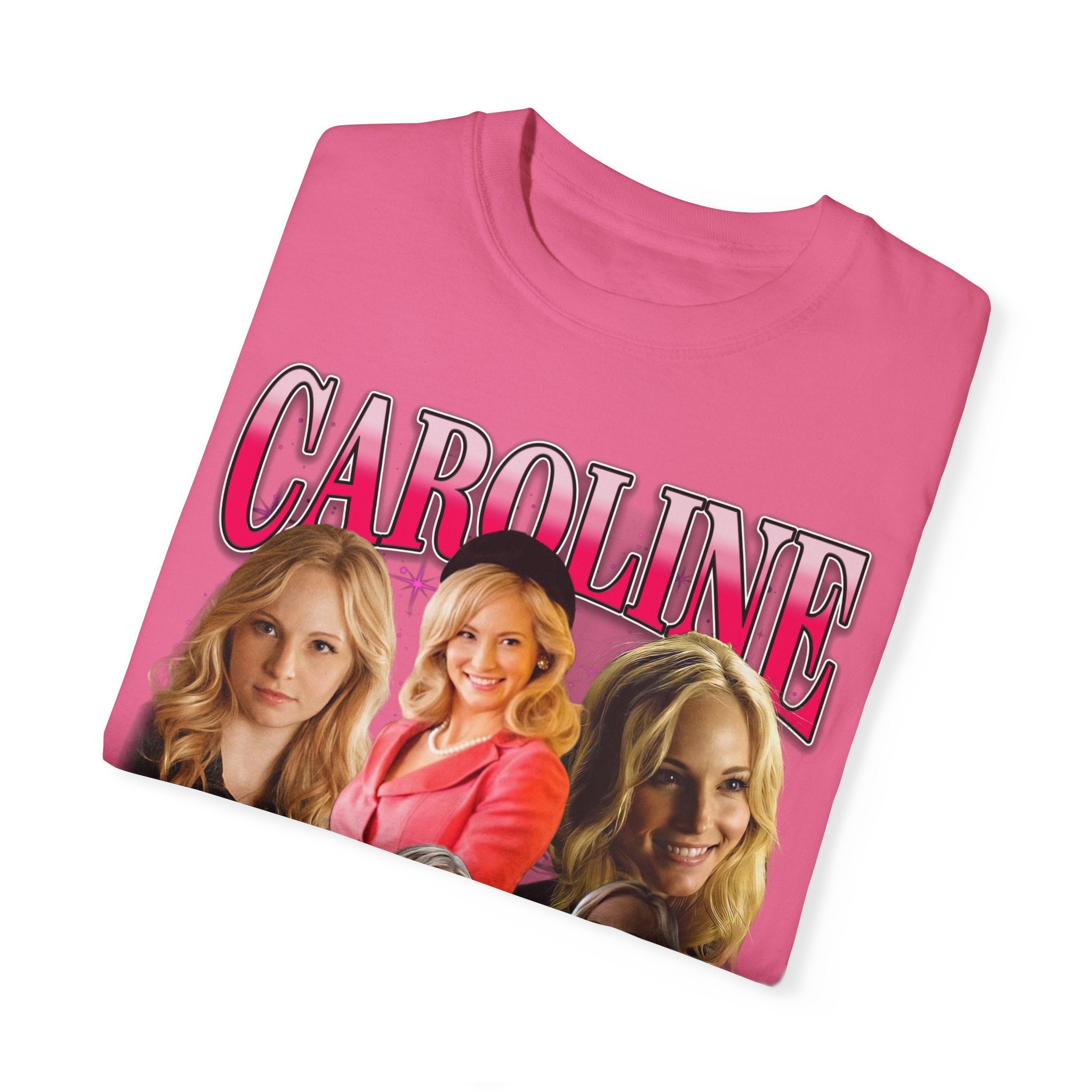 Caroline Forbes 90s Vintage TVD T-Shirt | The Vampire Diaries Merch | Casual Wear & Fan Collection