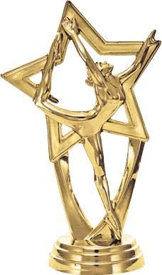 Crown Awards Personalized Purple Dance Star Trophy with Custom Engraving | Perfect for Dance Competitions, Recitals & Awards Ceremonies