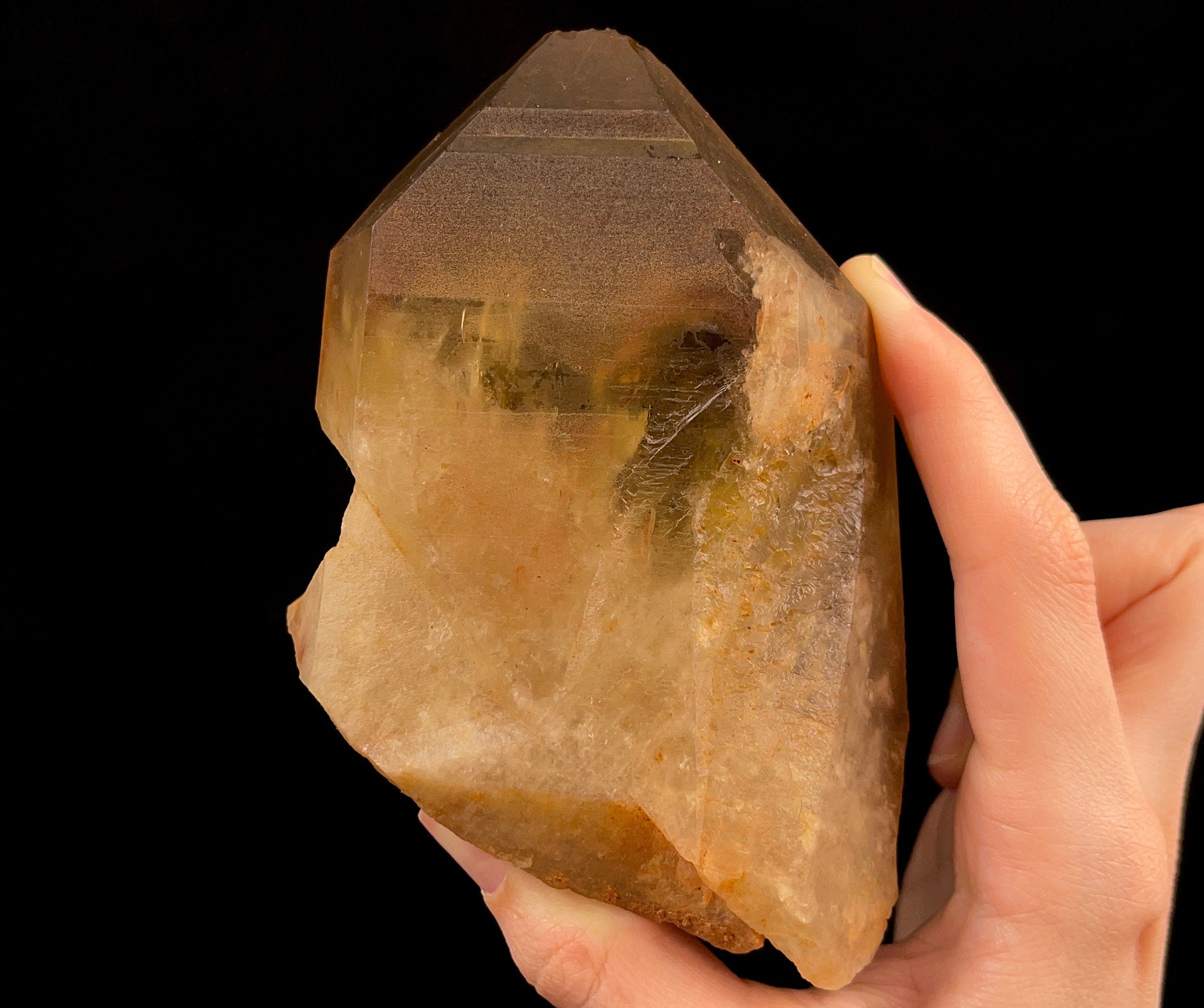 Natural Citrine Raw Crystal Point - November Birthstone, Healing Stone, Home & Office Decor, Spiritual Gift for Meditation & Energy Cleansing | Perfect for Crystal Grids, Feng Shui, Reiki & Yoga Spaces