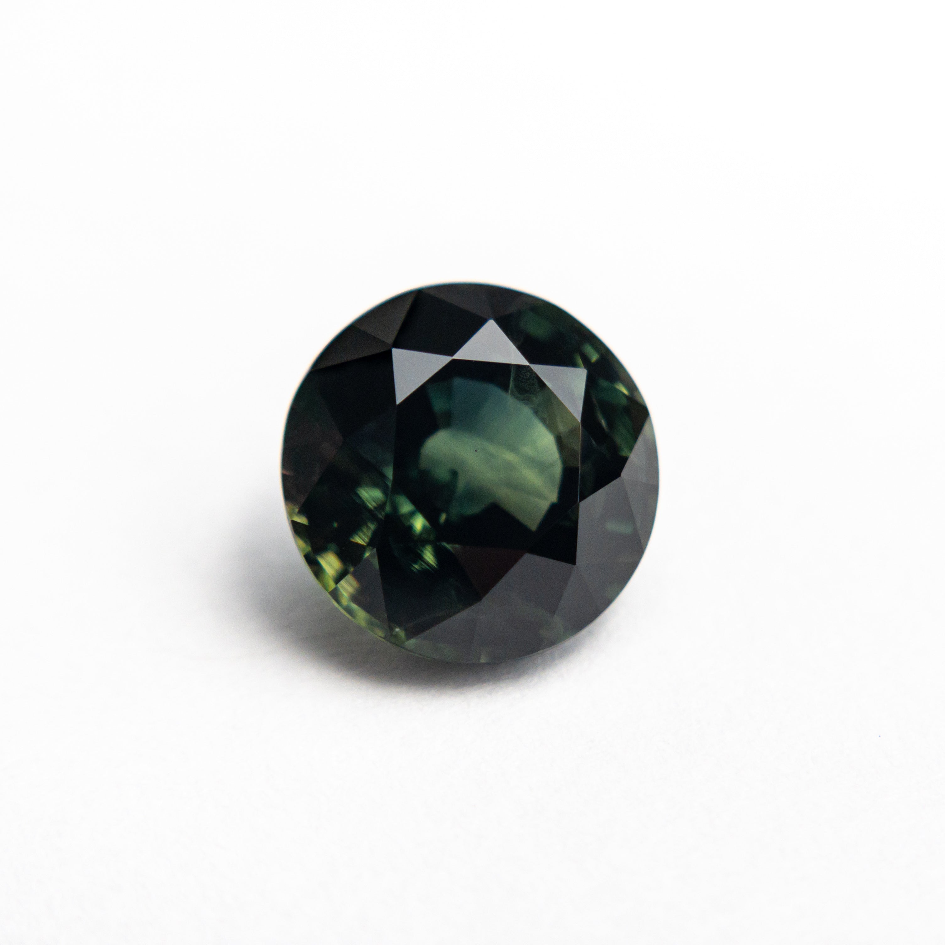 2.19ct Round Brilliant Sapphire Gemstone - 7.59x7.55x4.81mm Natural Blue Sapphire for Engagement Rings & Jewelry Making