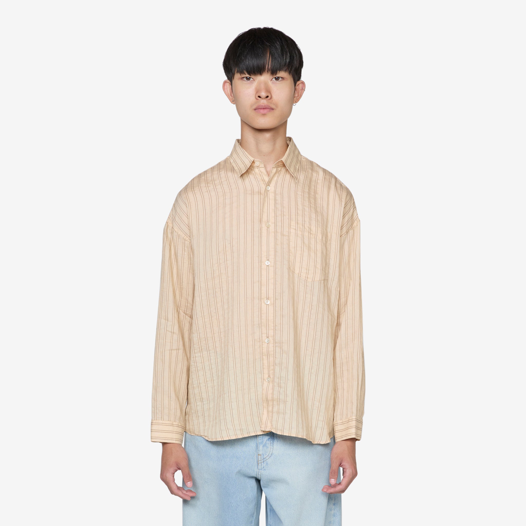 Premium Quality Stable Shirt in Cream Color - Comfortable & Stylish for Casual Wear, Work & Outdoor Activities