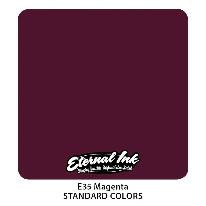 Premium Magenta Eternal Ink - 1 oz Bottle for Tattoo, Calligraphy & Art Projects | Long-Lasting Vibrant Color