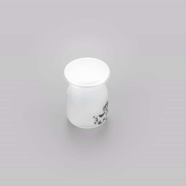 4 oz Clear Plastic Yogurt Cups with Lids - 2.25
