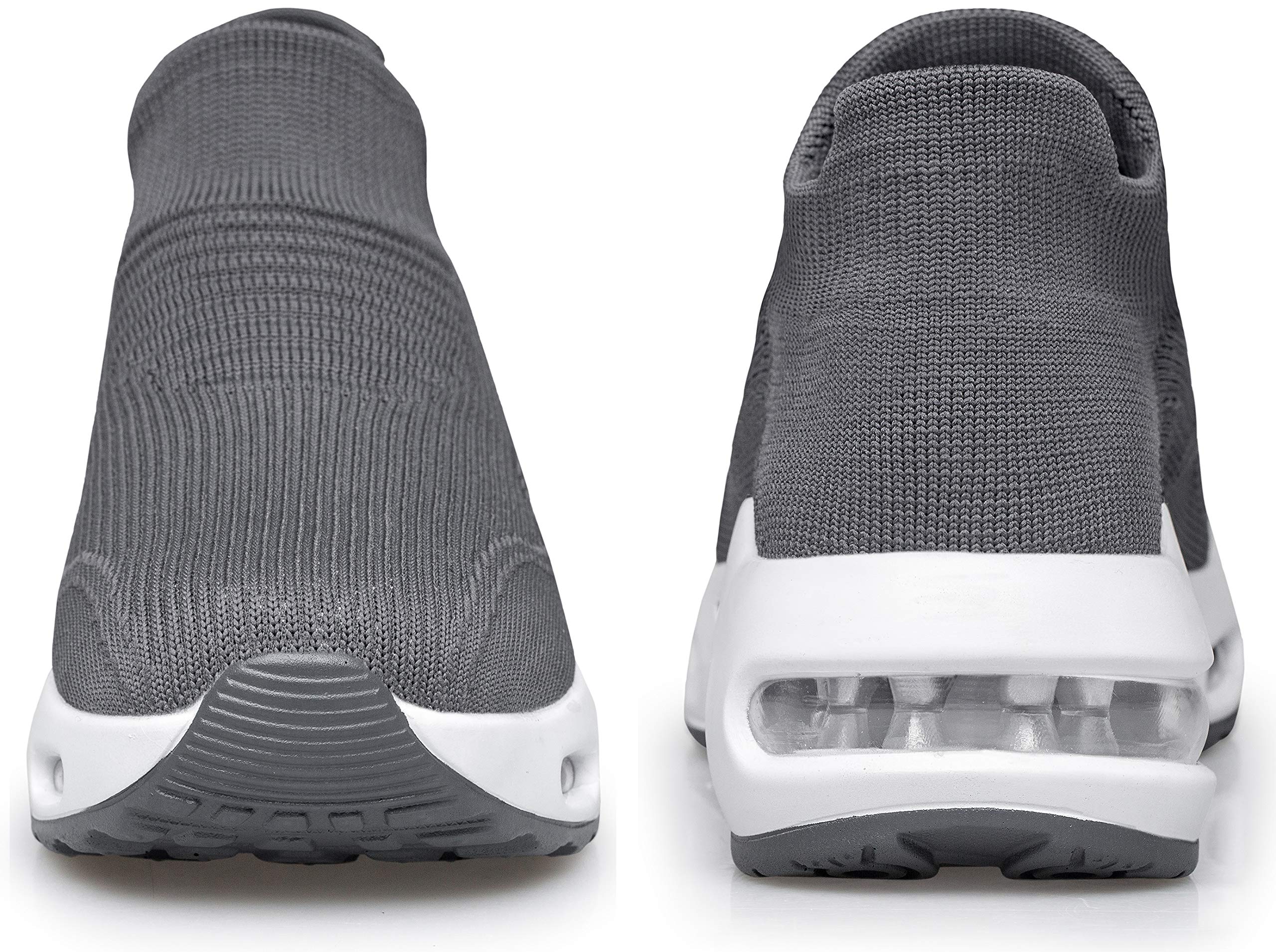 DOUSSPRT Women's Slip-On Walking Shoes - Breathable Mesh Sneakers with Air Cushion Platform for Nurses, Ladies & Girls - Comfortable Casual Loafers for Work, Travel & Daily Wear