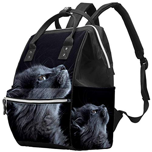 LORVIES Large Capacity Cat Diaper Backpack - Waterproof Pet Travel Backpack with Multi-Functional Pockets for Cats & Small Dogs | Perfect for Vet Visits, Road Trips & Outdoor Adventures