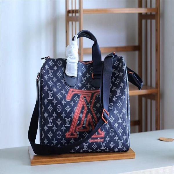 Authentic Louis Vuitton Speedy Bandouliere 40 Monogram Upside Down Canvas Crossbody Bag - Luxury Handbag for Women, Travel & Everyday Use