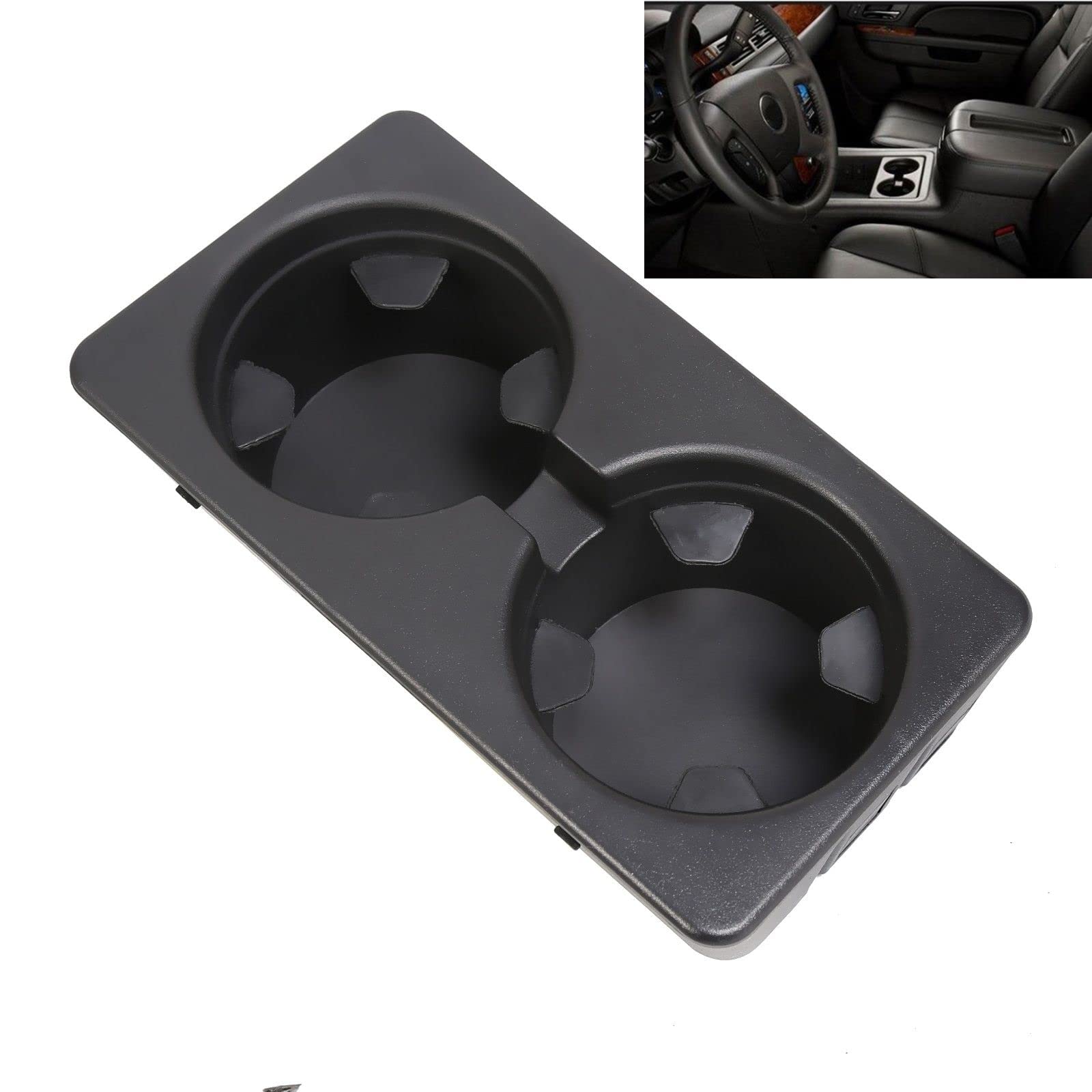 Dual Cup Holder for Floor - 2 Slot Car Seat Drink Holder for Home, Office, and Car | Perfect for Sofa, Bedside, or Gaming Chair