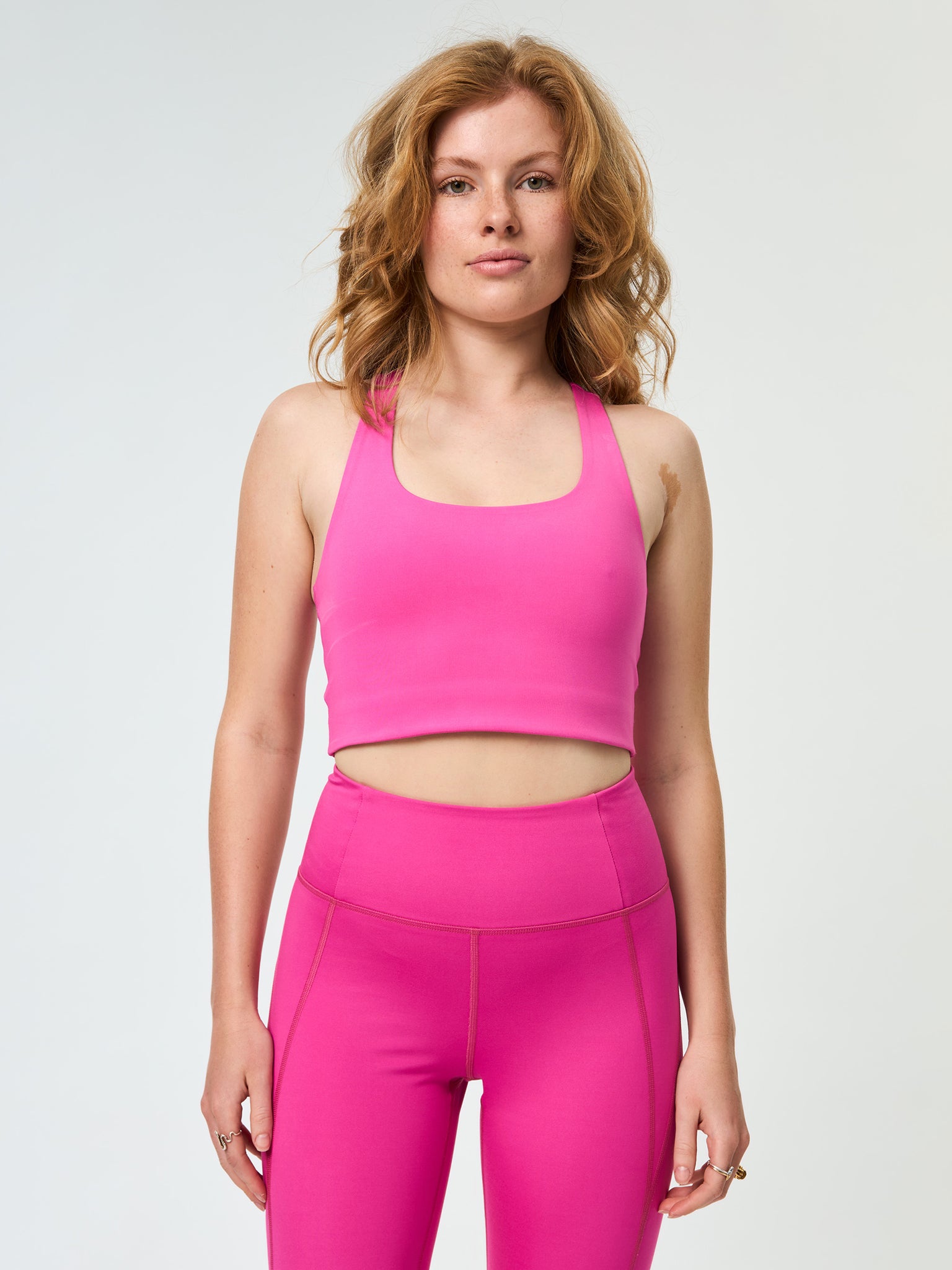 Girlfriend Collective Paloma Bra in Ultraviolet - High Support Sports Bra for Yoga, Running & Workouts