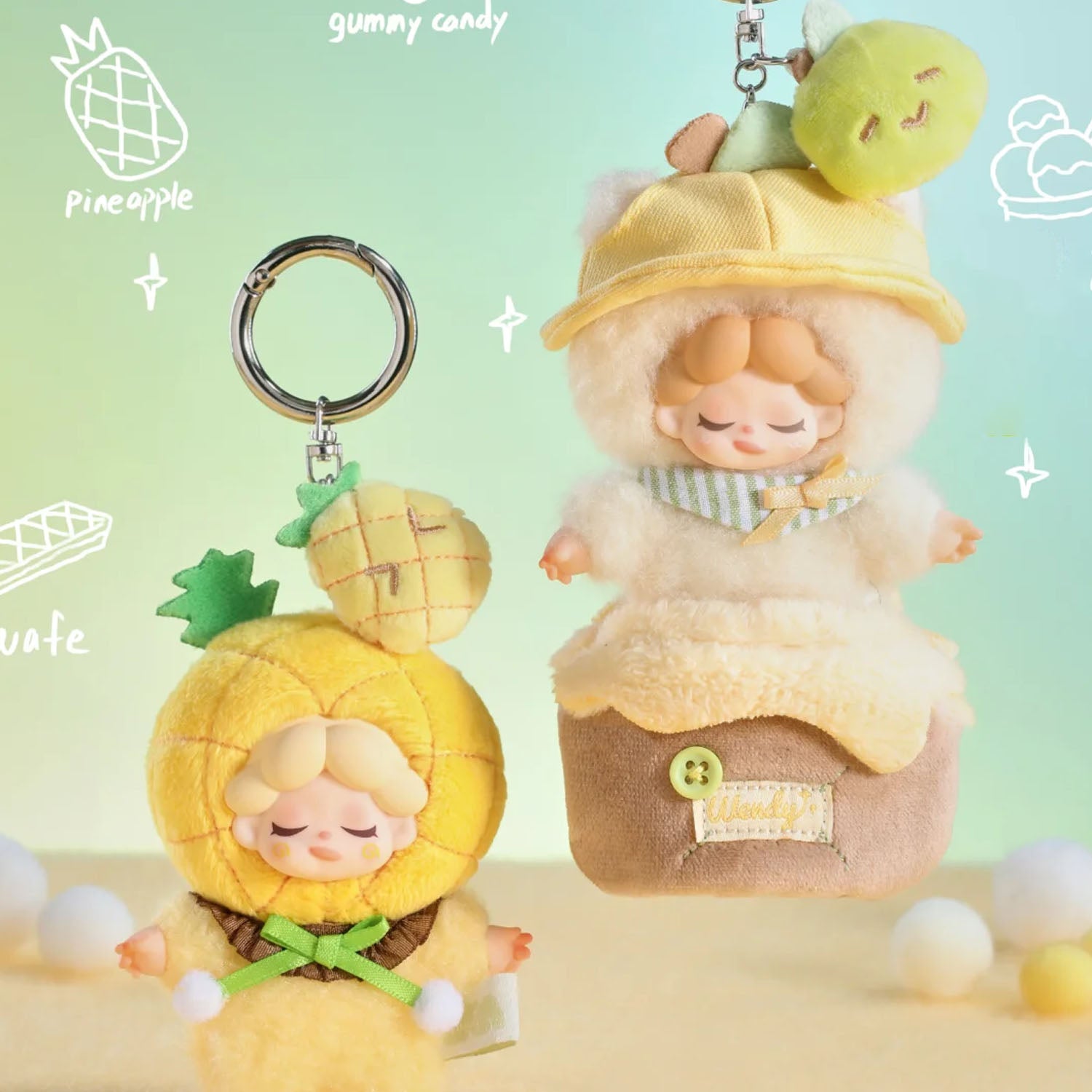 WENDY Fruity Party Series Mini Plush Blind Box - Cute Collectible Stuffed Animals for Kids & Adults - Perfect for Gifts, Party Favors, and Home Decor