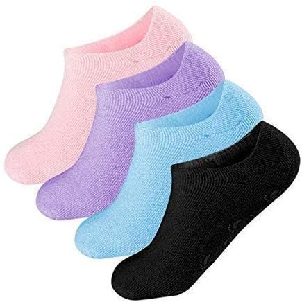 ETONIA Moisturizing Silicone Gel Socks for Dry Cracked Feet - Heel Repair & Foot Moisturizer with Natural Oil & Vitamin E - Spa Gel Socks for Women & Men (1 Pair) - Perfect for Overnight Foot Care & Pedicure Treatment