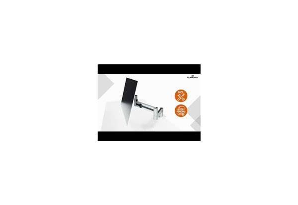 Durable Single Monitor Mount Stand with Clamp - VESA 75/100 Compatible for 21-27 Inch Screens - Height Adjustable, Rotate & Tilt Ergonomic Desk Mount - Perfect for Home Office, Gaming Setup and Workspace Organization