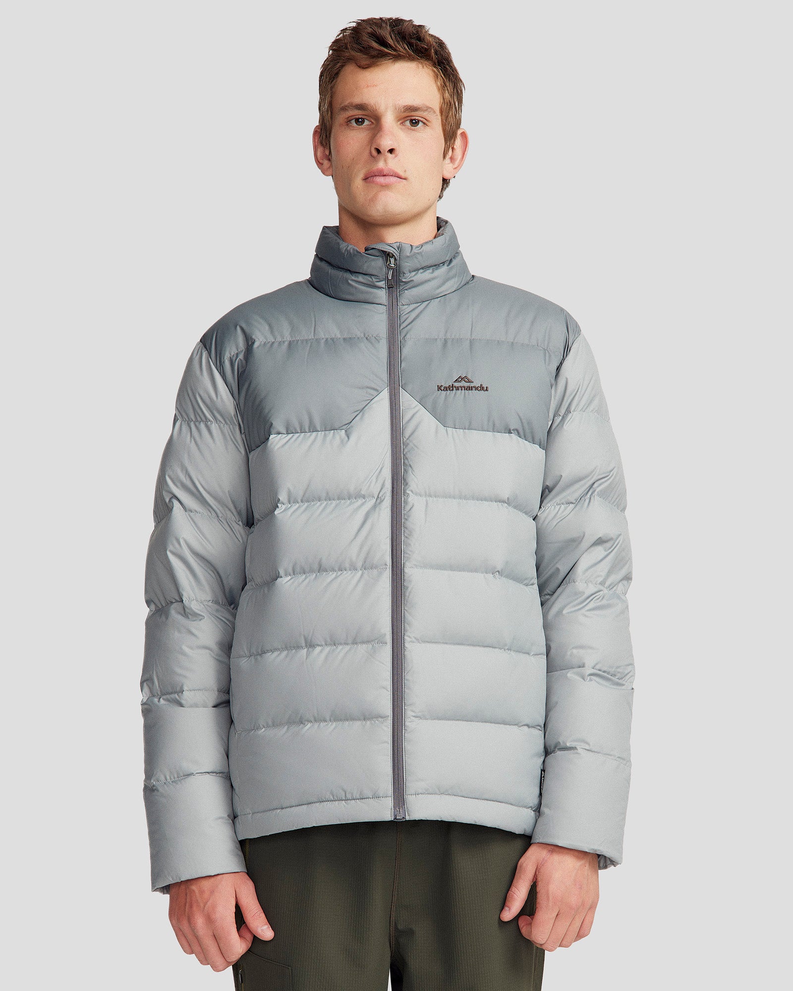 Men's Epiq Down Jacket - Lightweight Winter Coat, Waterproof & Windproof, Moon/Light Moon Color - Perfect for Outdoor Activities, Hiking & Cold Weather