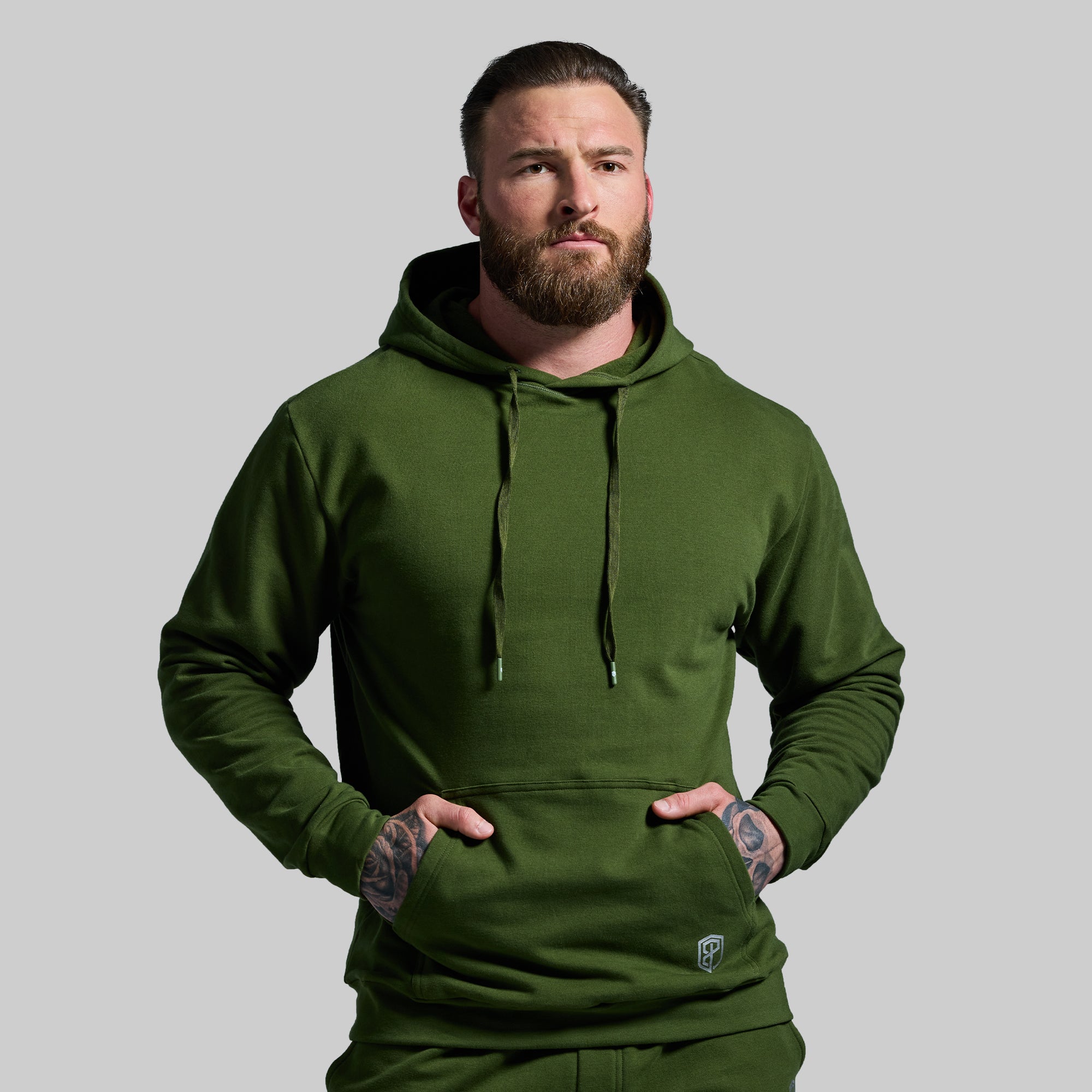 Premium Unisex Hoodie - Military Green | Soft & Comfortable Pullover for Men & Women | Perfect for Casual Wear, Outdoor Activities & Layering in Cool Weather