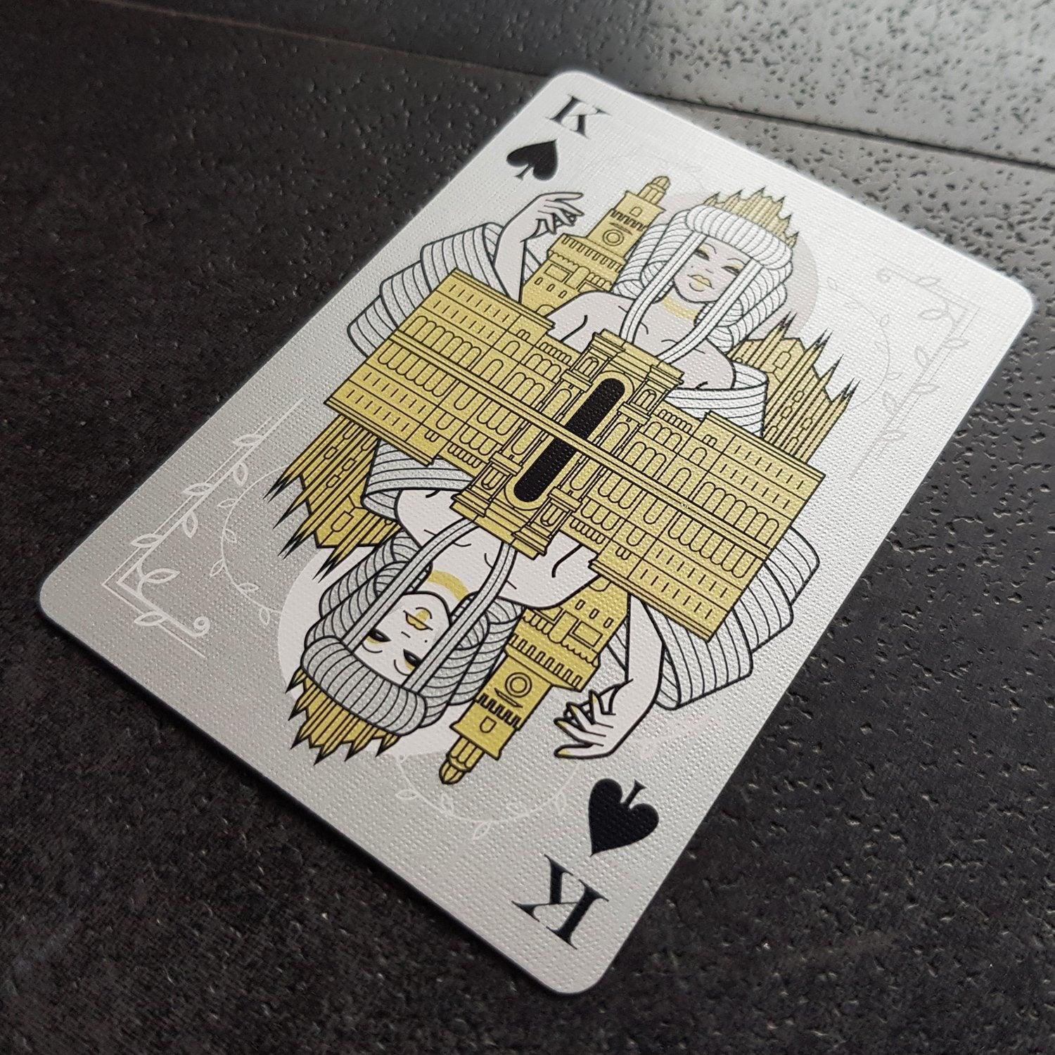 Italia Divina Luxury Playing Cards by Thirdway Industries - Premium Italian-Themed Deck for Card Games, Magic Tricks & Collectors | Perfect for Poker, Blackjack & Gift Giving