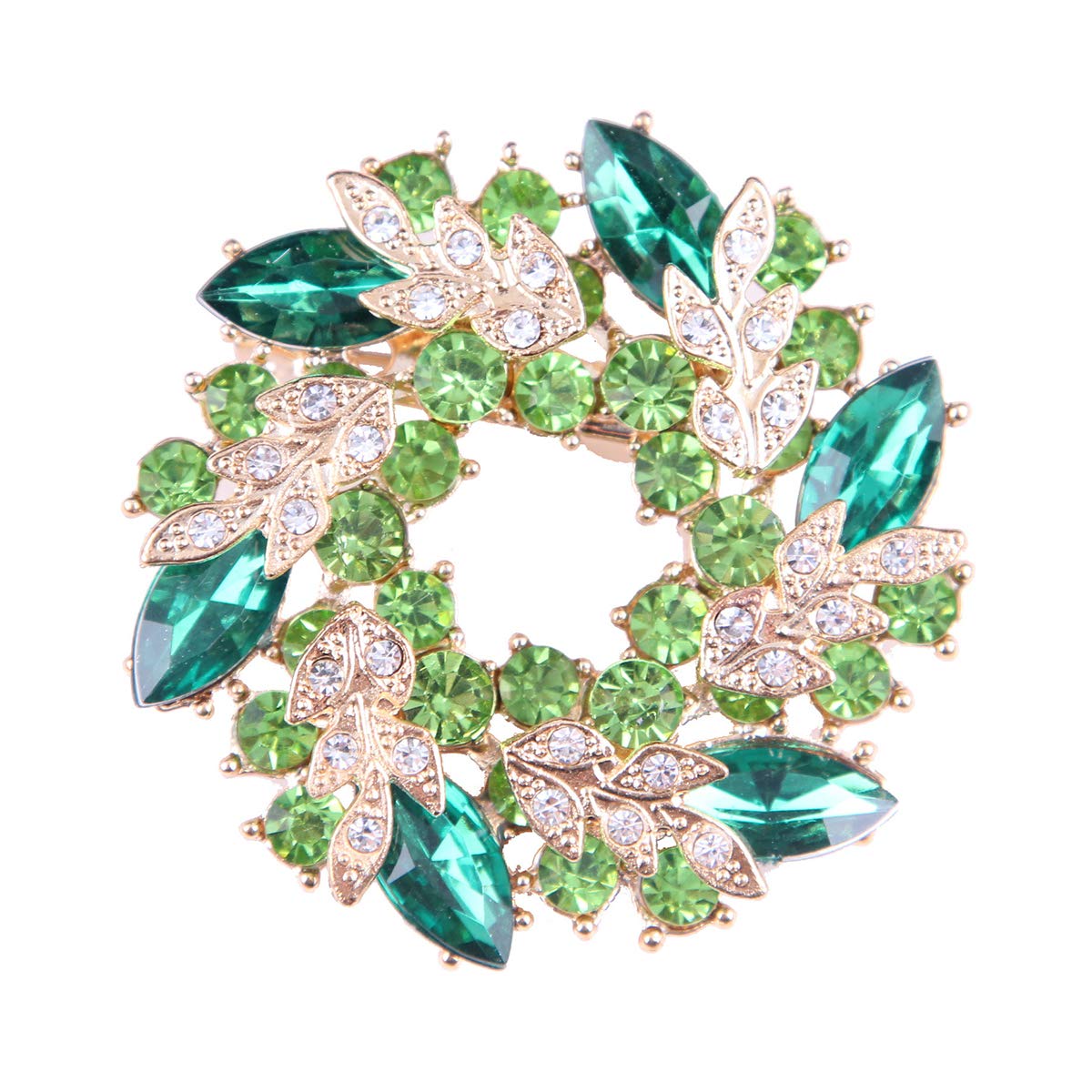 Seven Wolves Rhinestone Brooch for Women - Wedding & Banquet Jewelry