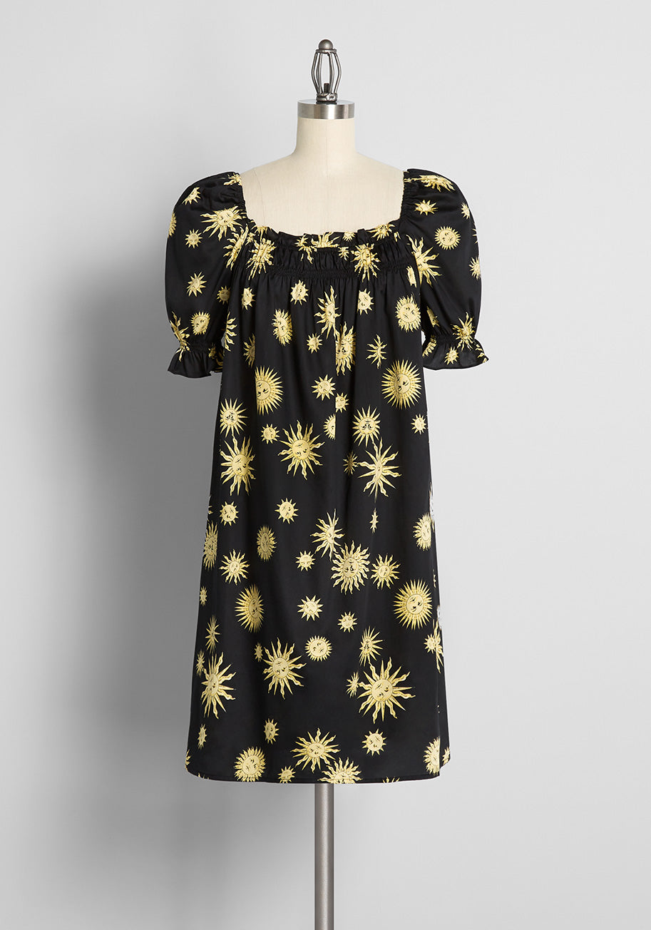 Stylish Smocked Mini Dress for Girls - Perfect for Summer Garden Parties & Outdoor Adventures