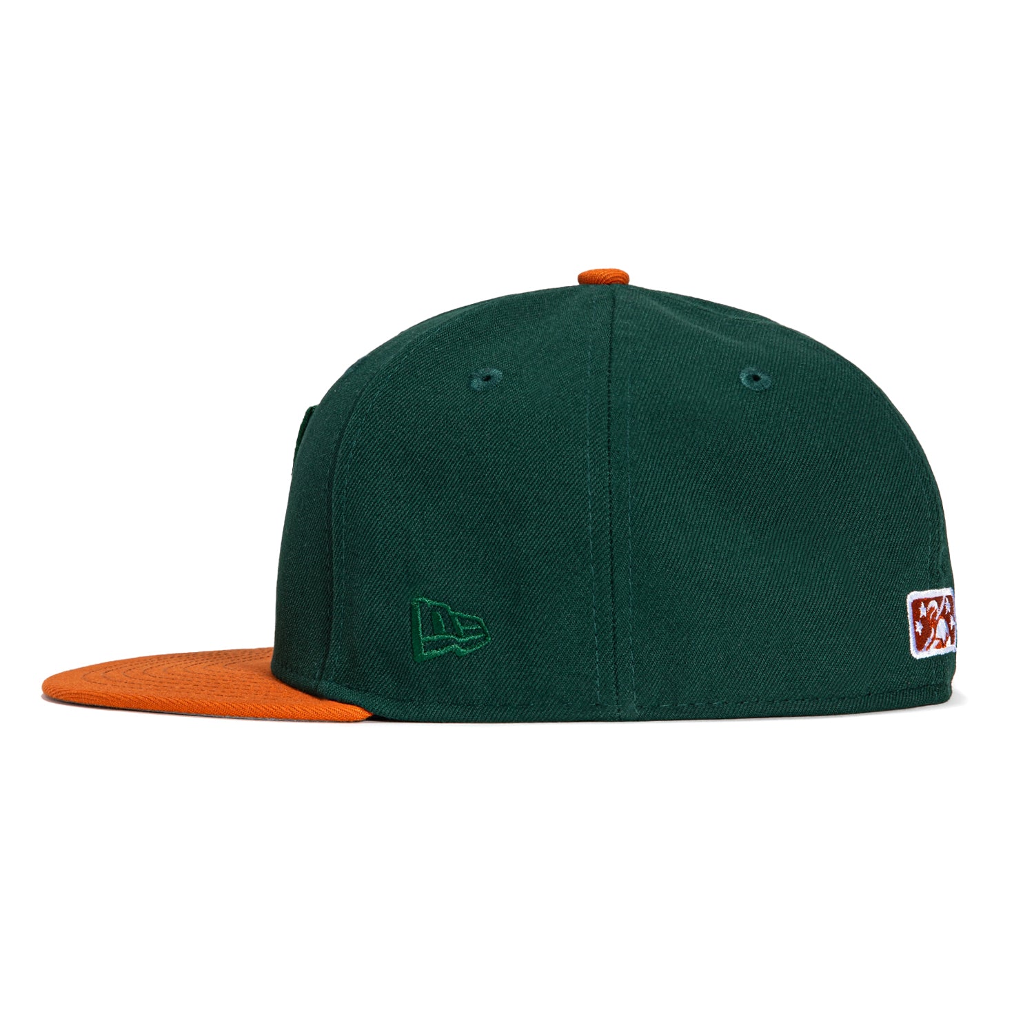 New Era 59Fifty MLB Northwest Arkansas Naturals Baseball Cap with State Patch - Green & Burnt Orange for Men's Fashion & Sports Fans