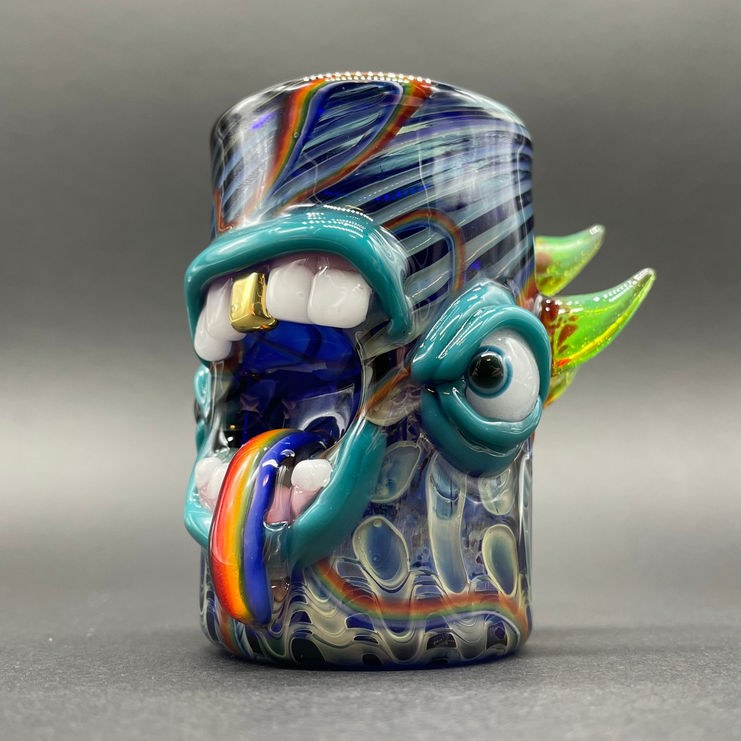 Vibrant Rainbow Tongue Shot Glass - Fun & Colorful Party Drinking Cups for Halloween, Birthday & Themed Events