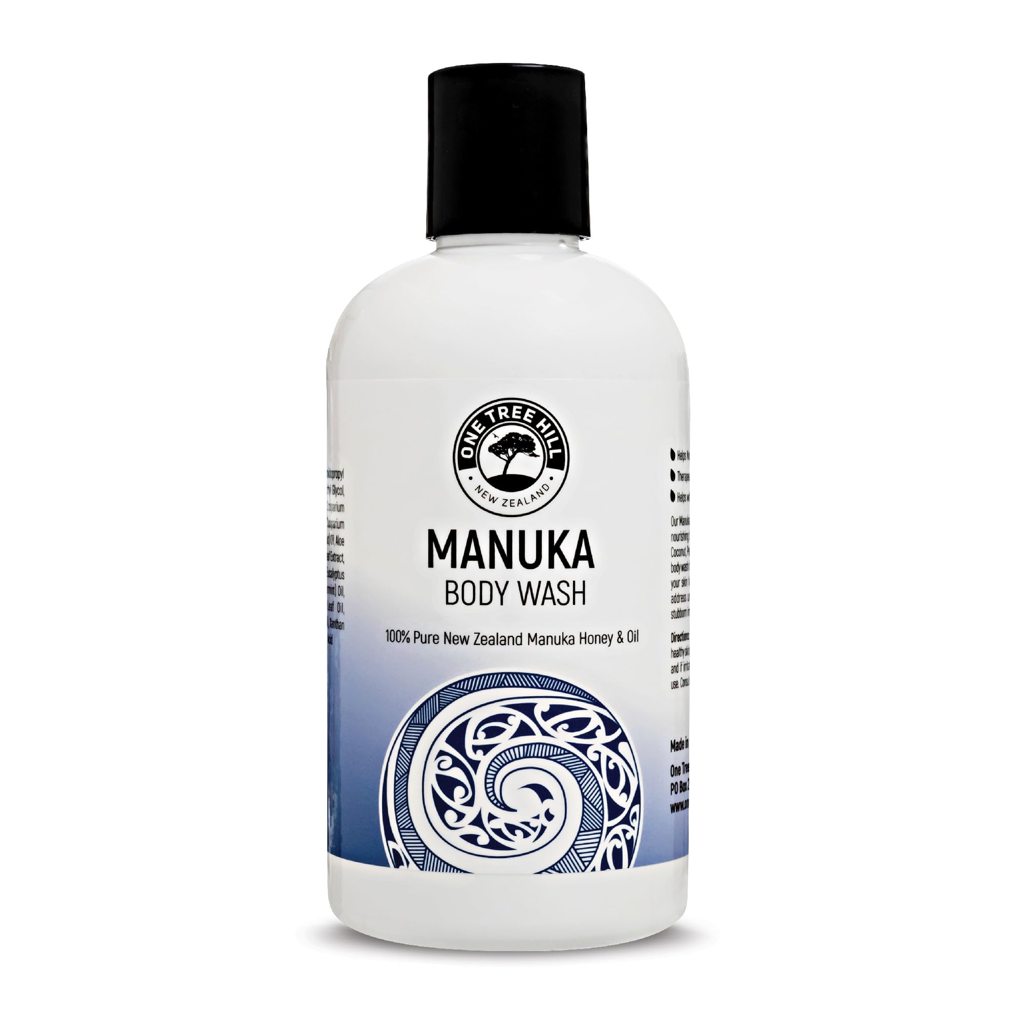 One Tree Hill Manuka Body Wash with Manuka Honey & Essential Oils - 9 Fl Oz for Hydrating & Soothing Skin | Perfect for Dry Skin & Sensitive Skin Care Routine