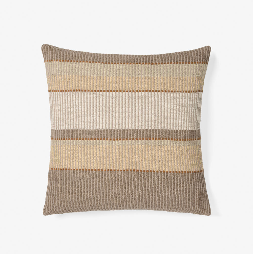 Premium Leighton Mushroom Cushion 48x48cm - Soft Linen House Decorative Throw Pillow for Living Room, Bedroom & Sofa - Stylish Home Decor Accent