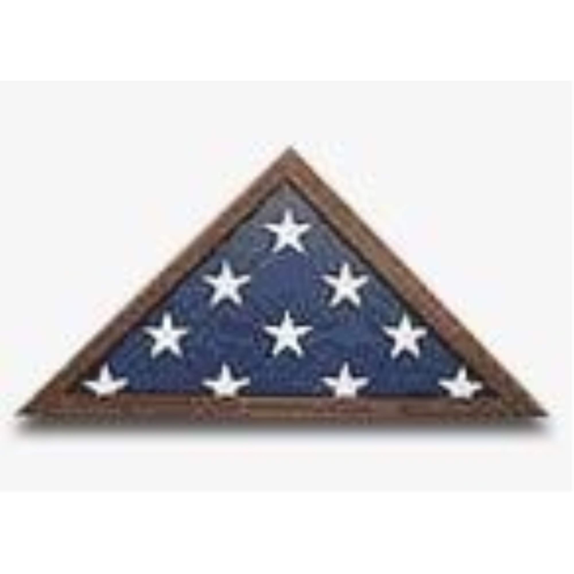 Premium Desktop Flag Display Case - Wooden Table Flag Holder for American & International Flags - Perfect for Office, Home Decor, and Patriotic Displays
