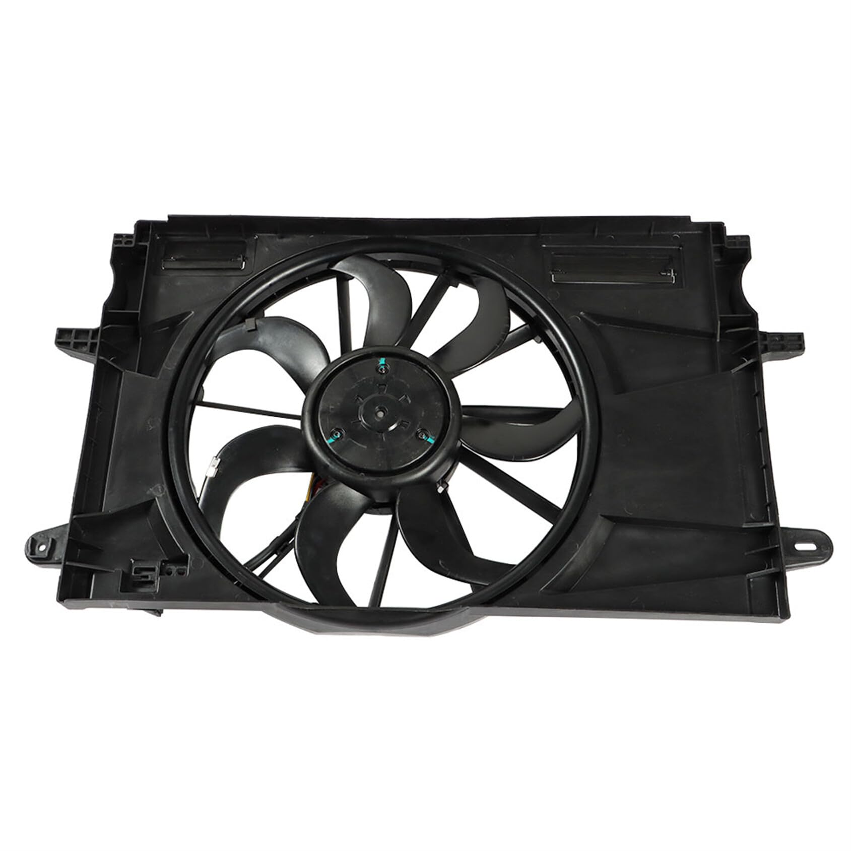 2017-2019 Chevy Cruze 1.4L Engine Radiator Cooling Fan Assembly & Condenser Replacement - OEM 39013323, GM3115303, 624140, 1581891, 39012568 - 12V Cooling System Upgrade for Better Engine Performance & Overheating Prevention