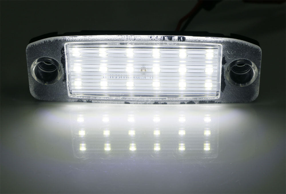 Direct Fit White LED License Plate Lights for 2011-2014 Hyundai Sonata i40 i45 - Bright & Durable Bulbs for Nighttime Visibility & Enhanced Style