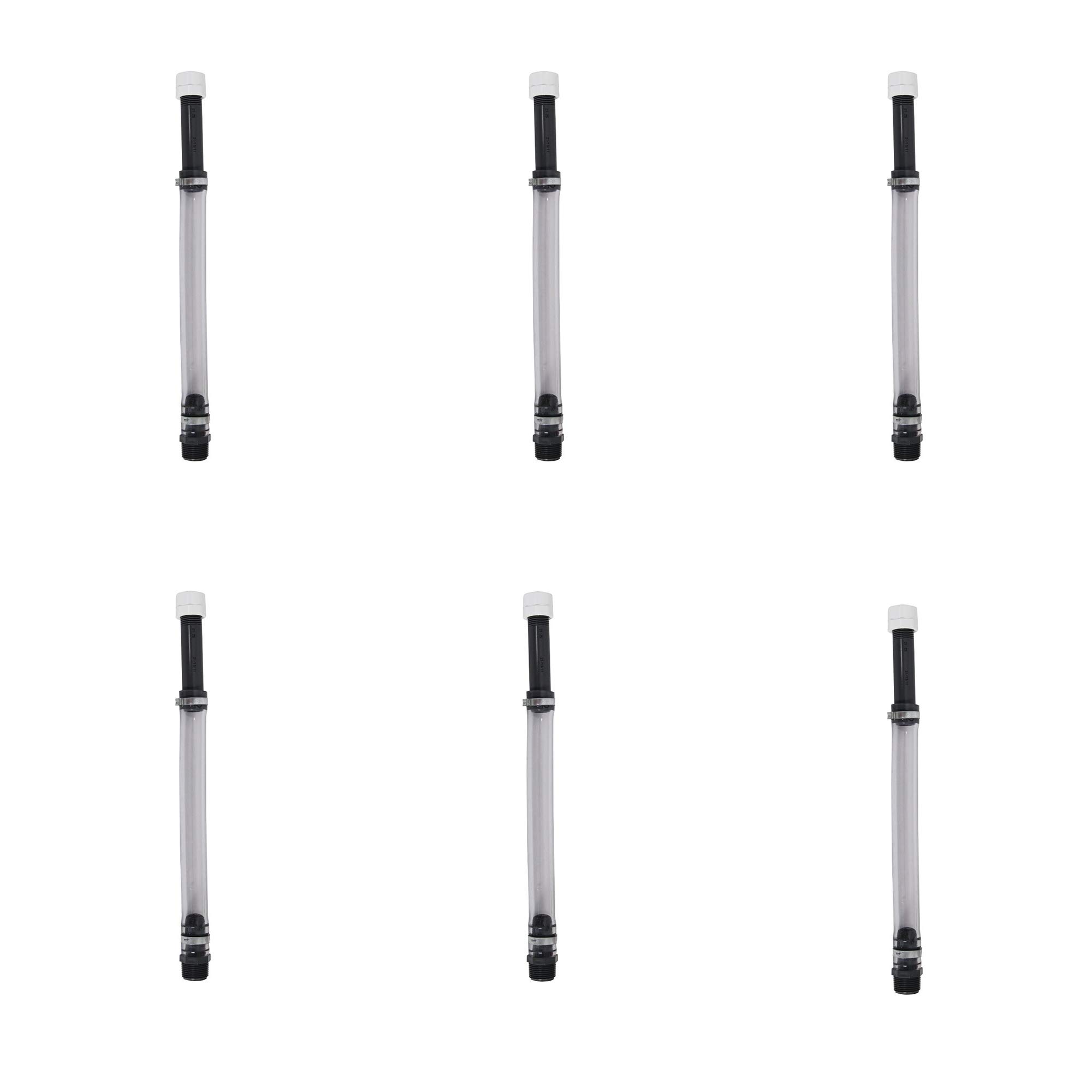 VP Racing Fuels 14 Inch Motorsport Hose Kit with Cap - 6 Pack for Fuel Transfer in Racing, Off-Road & Motorcycle Applications