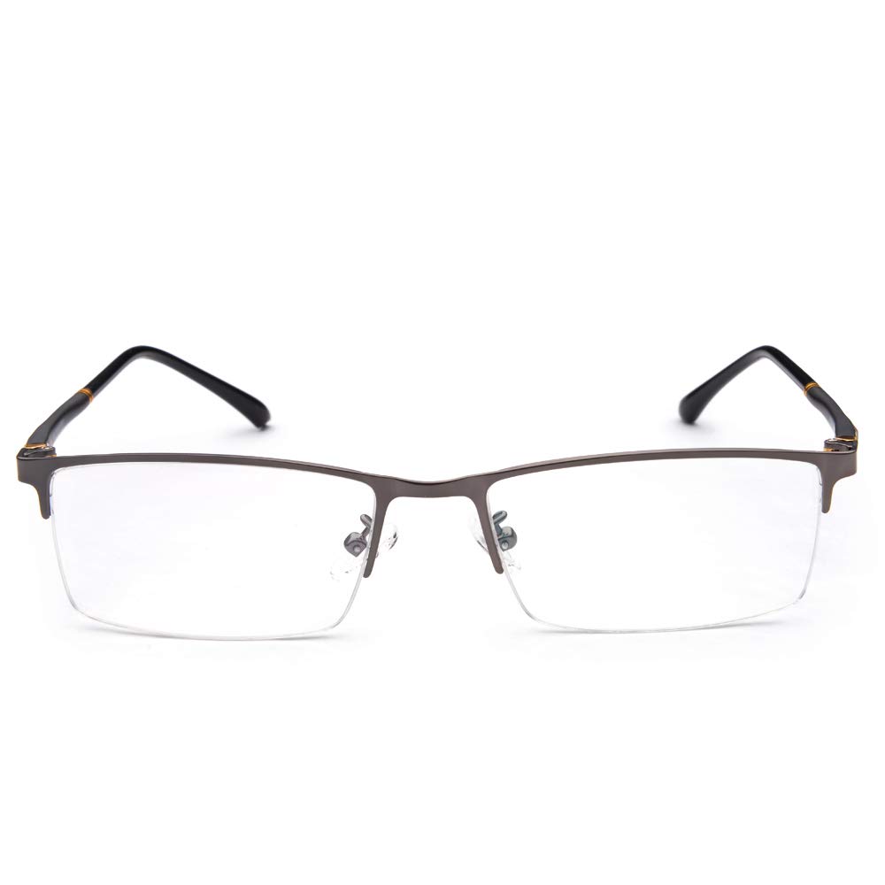 Photochromic Gray Reading Glasses +3.75 for Men - Perfect for Outdoor Reading