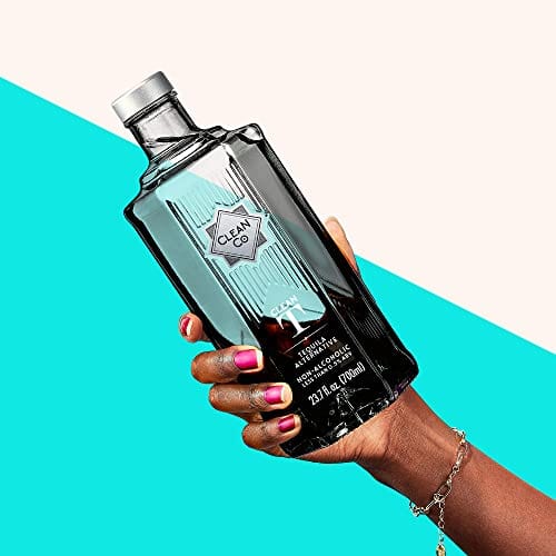 CleanCo Clean Tequila - Non-Alcoholic Spirit Alternative | Vegan, Gluten-Free, Low Calorie, No Sugar | 70cl Bottle | Perfect for Mocktails, Parties & Sober Living