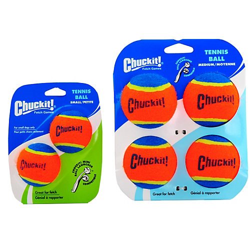 Chuckit! Medium Tennis Ball Dog Toy - Durable Fetch Toy for Active Dogs, Perfect for Outdoor Play and Training