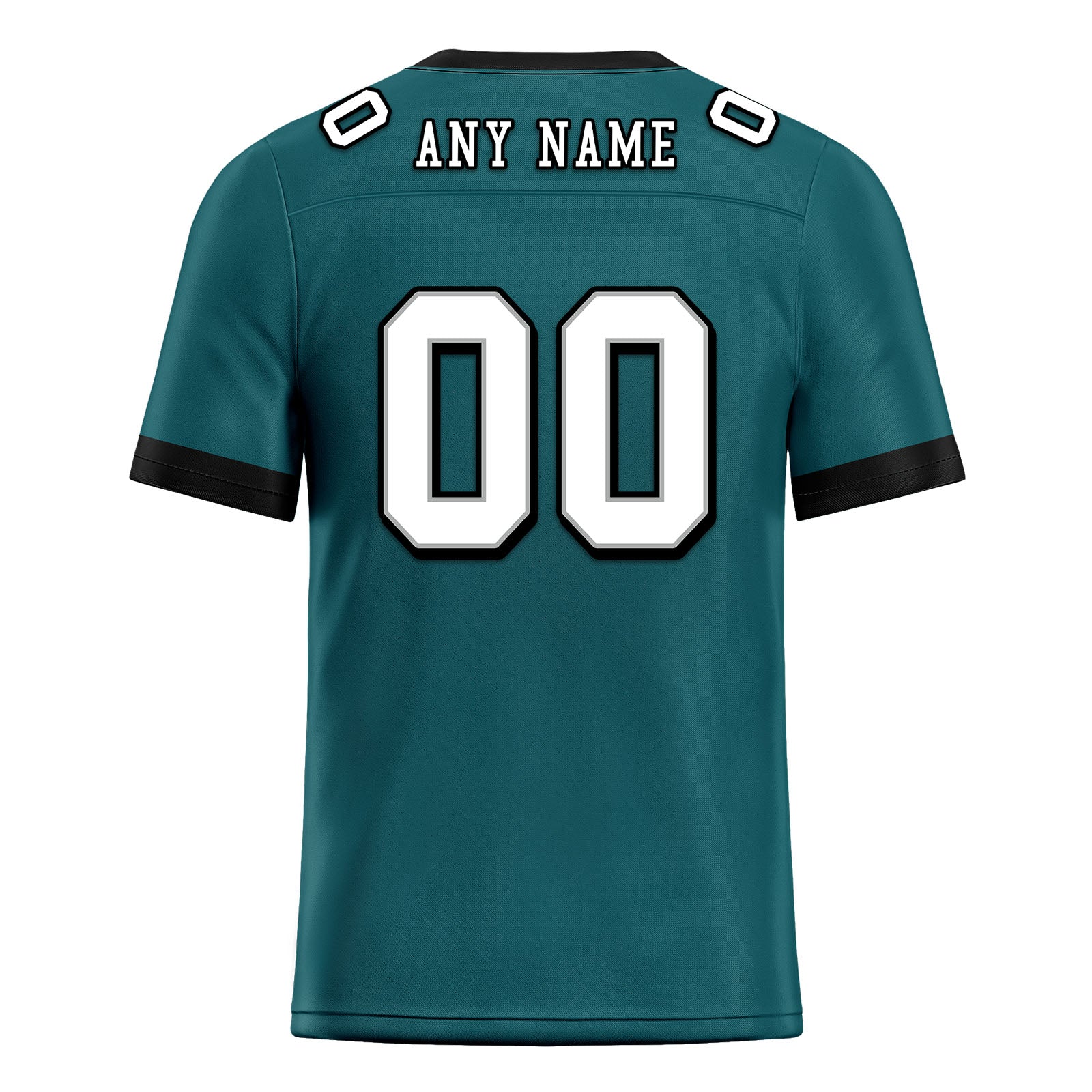 Custom Dark Green & Black Philadelphia Eagles Personalized Authentic Football Jersey FBJ02 E0605 - Perfect for Game Day, Tailgating & Fan Gifts
