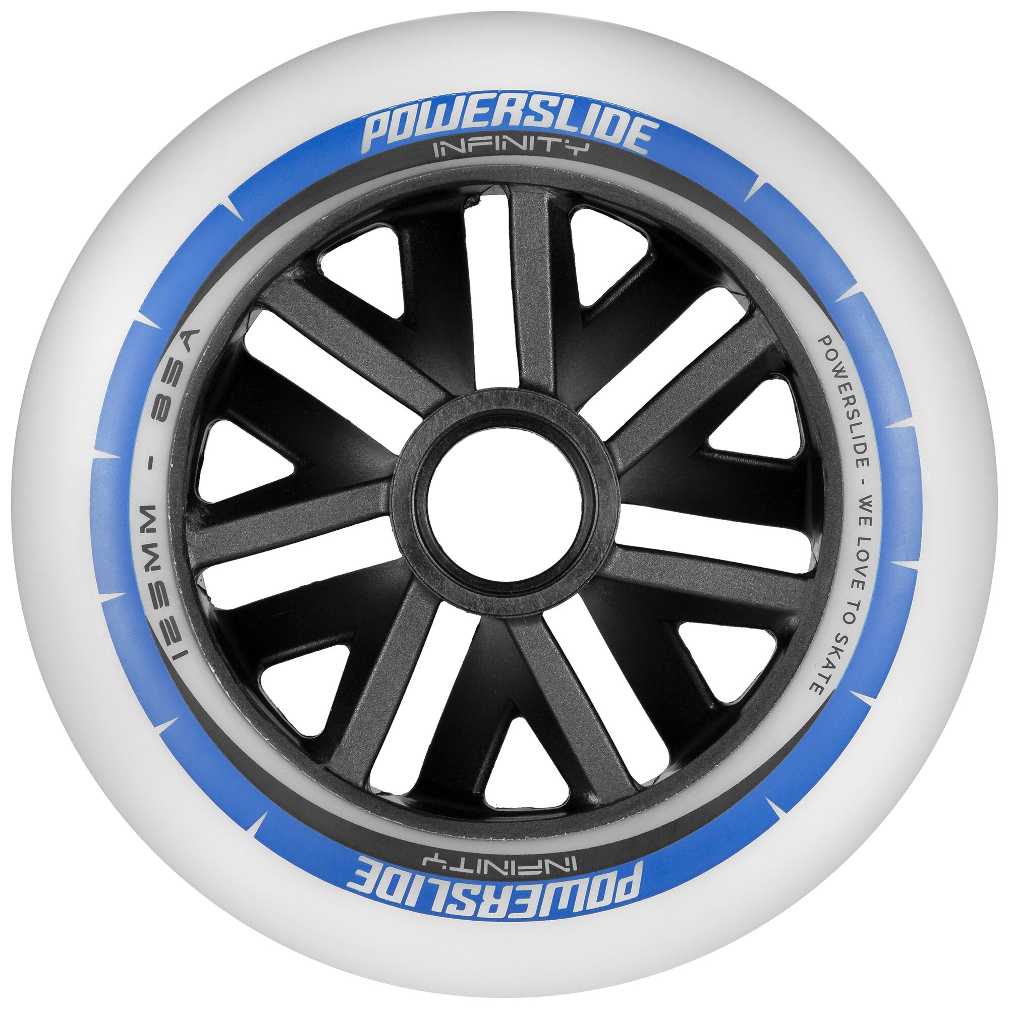 Infinity 125/85A - 6 Pack High Performance Skateboard Wheels for Smooth Riding on Streets & Parks | Perfect for Cruising, Tricks & Skateboarding Enthusiasts