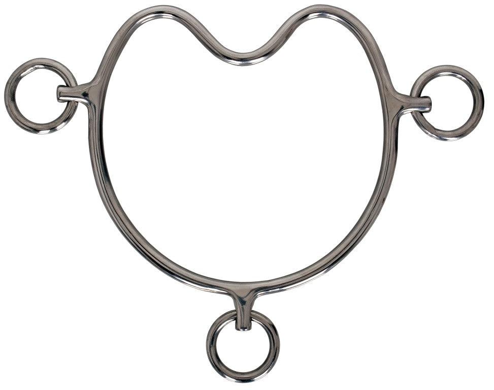 Blue Tag Stainless Steel Anti-Rearing Horse Bit - Durable & Comfortable for Training & Riding Horses