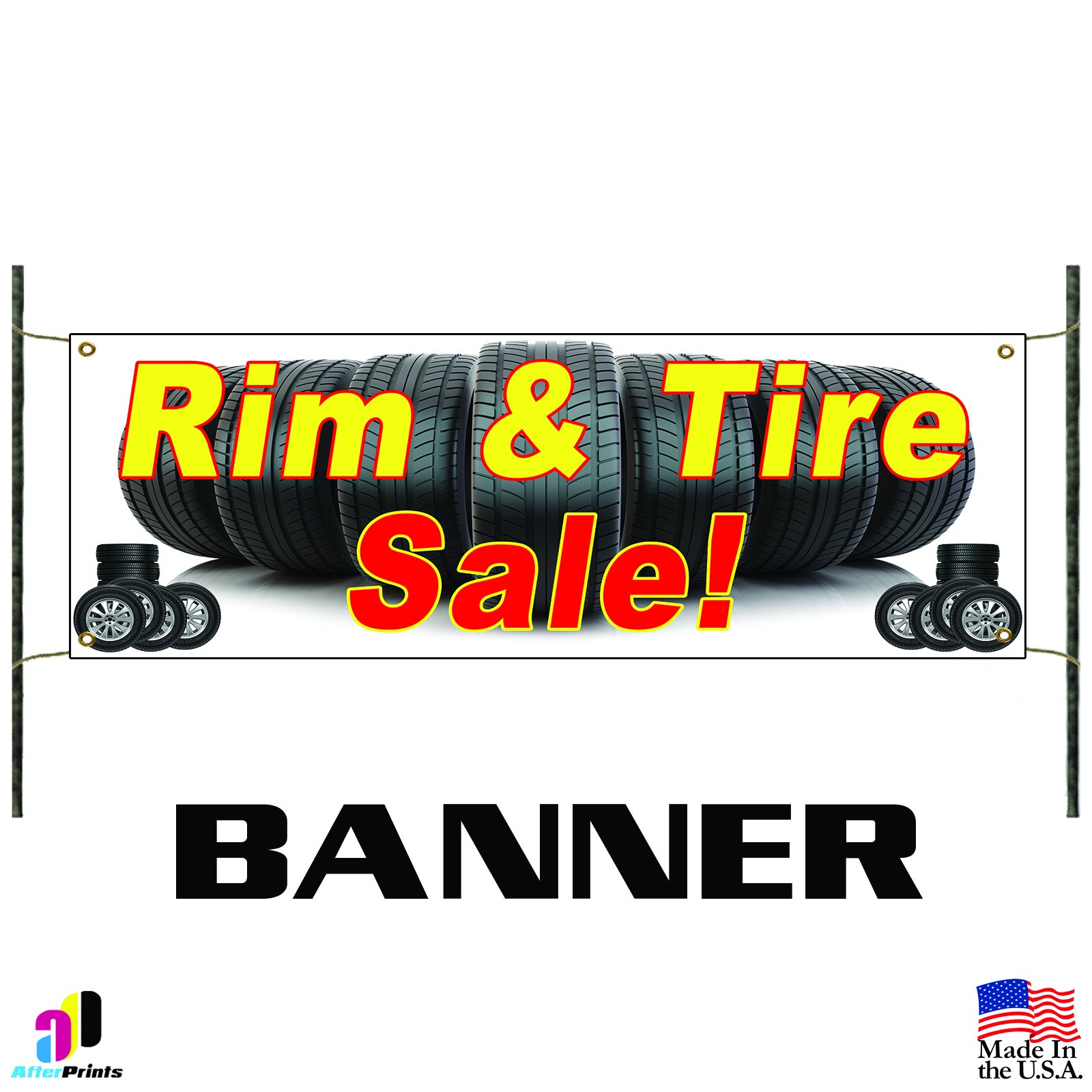Rim & Tire Sale - Premium New & Used Wheels for Cars & Trucks | Auto Repair Shop Promotion | Perfect for Upgrades, Replacements & Custom Builds