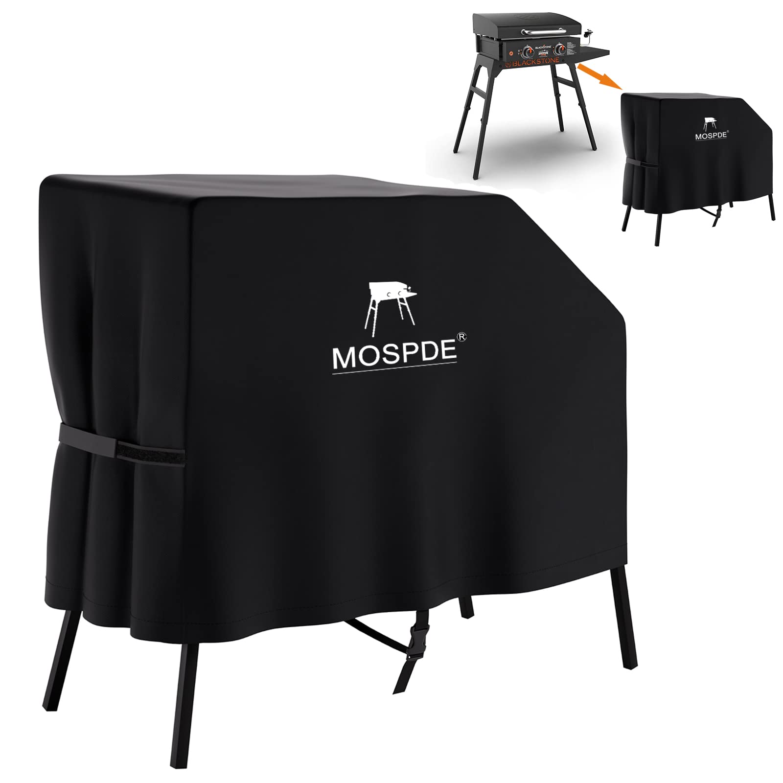 Heavy Duty 600D Waterproof Grill Cover for Blackstone 22