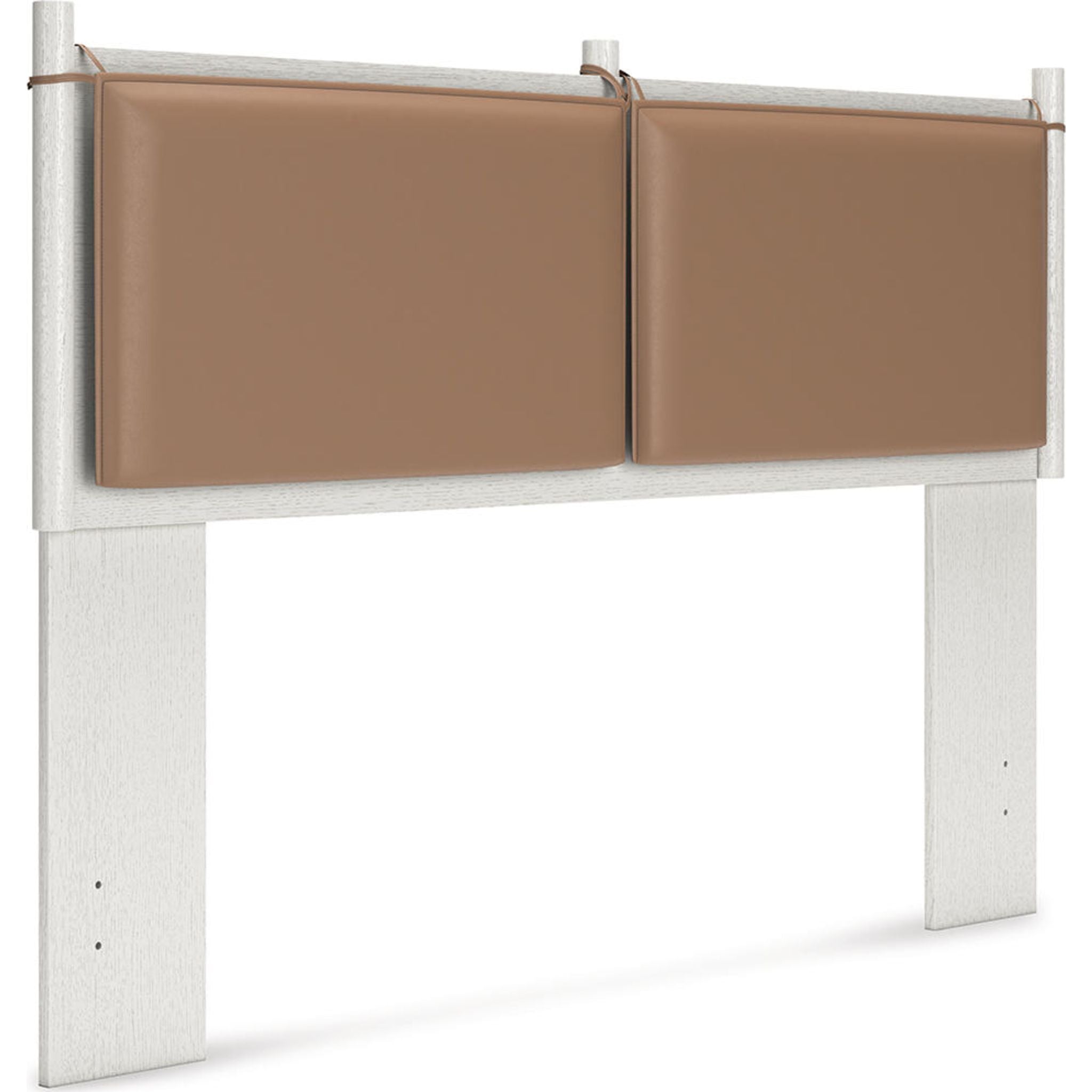 Aprilyn Queen Panel Headboard - White Upholstered Bed Frame Headboard for Bedroom Decor, Modern & Elegant Design - Perfect for Master Bedroom, Guest Room, or Dormitory