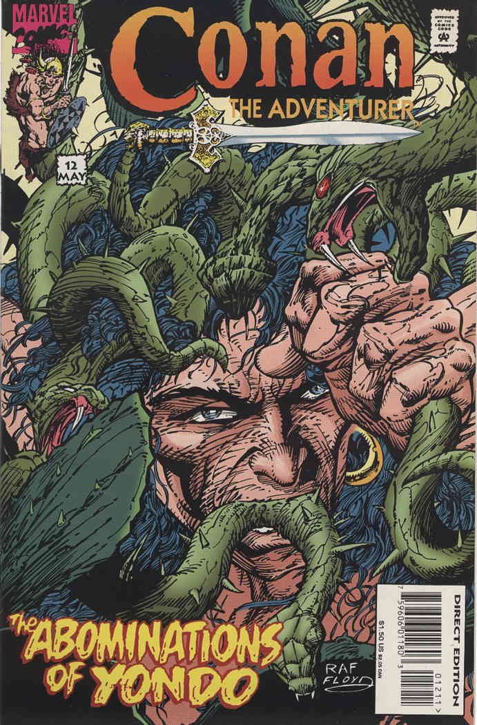 Conan the Adventurer #12 VF Marvel Comic Book by Roy Thomas - Collectible Vintage Action Adventure for Fans & Comic Enthusiasts