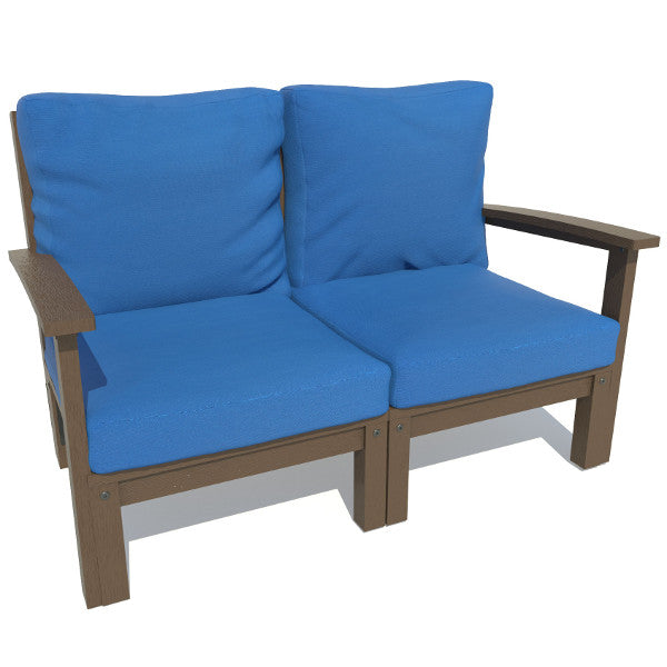 Custom Deep Seating Loveseat Sofa - Premium Upholstered 2-Seater for Living Room, Patio & Outdoor Spaces - Comfortable Modern Furniture for Relaxing & Entertaining