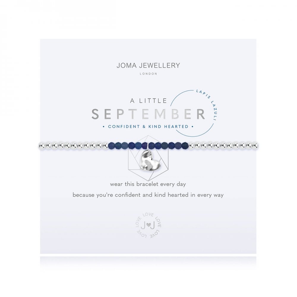 Joma Jewellery September Birthstone Lapis Lazuli Bracelet - Perfect Gift for Birthdays, Anniversaries & Special Occasions