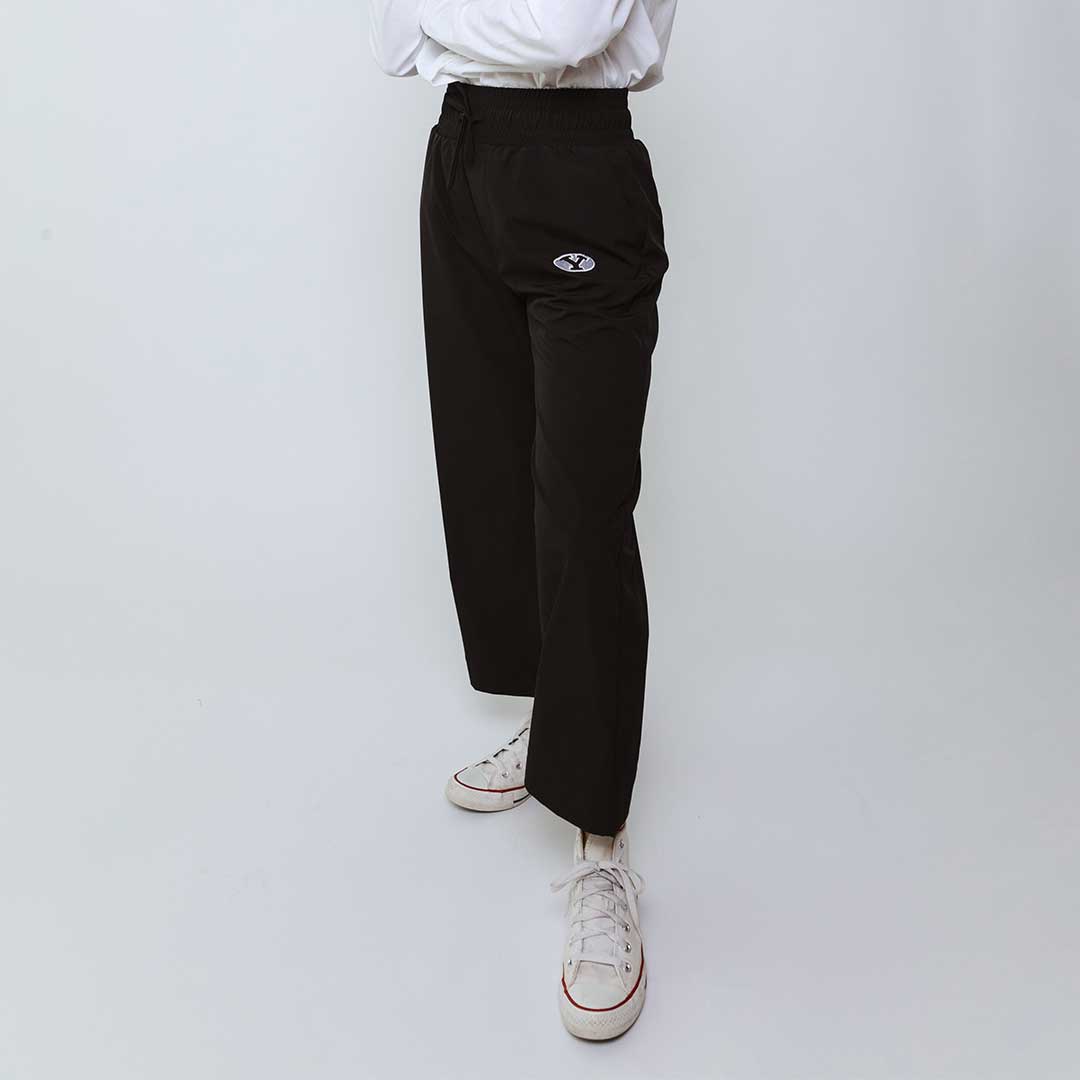 BYU Audrey Wide Leg Pants for Women - High Waisted Stretch Comfortable Trousers, Black - Perfect for Office, Travel & Casual Wear