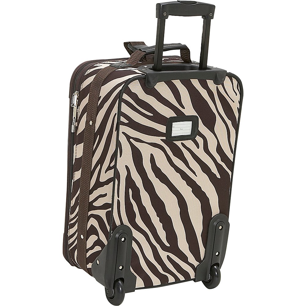 Rockland Fashion Softside Upright Luggage Set with Telescoping Handles - 4-Piece (14/19/24/28 Inch) Carry-On & Checked Bags - Perfect for Travel, Business Trips & Family Vacations