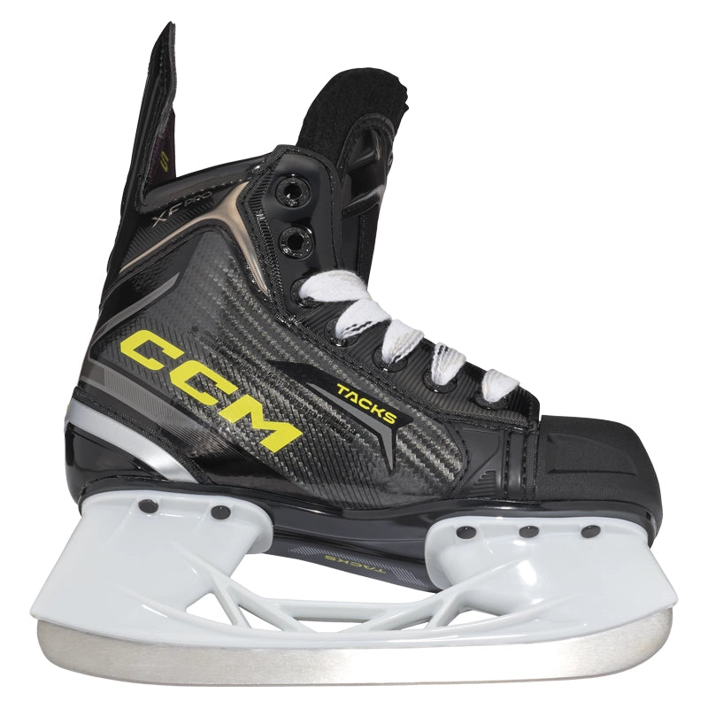 CCM Tacks XF Pro Youth Ice Hockey Skates - Lightweight Performance Skates for Kids & Teens - Perfect for Hockey Games, Practice & Training