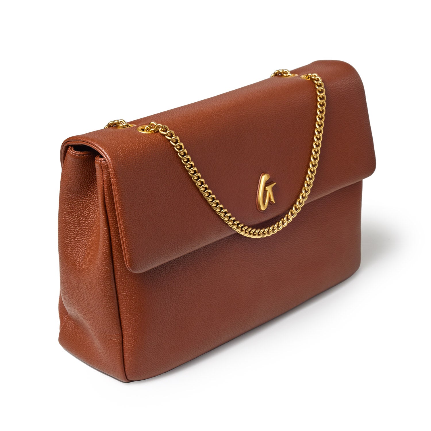 XL Pebble Flap Bag in Brown - Stylish & Spacious Handbag for Women | Perfect for Work, Travel & Everyday Use