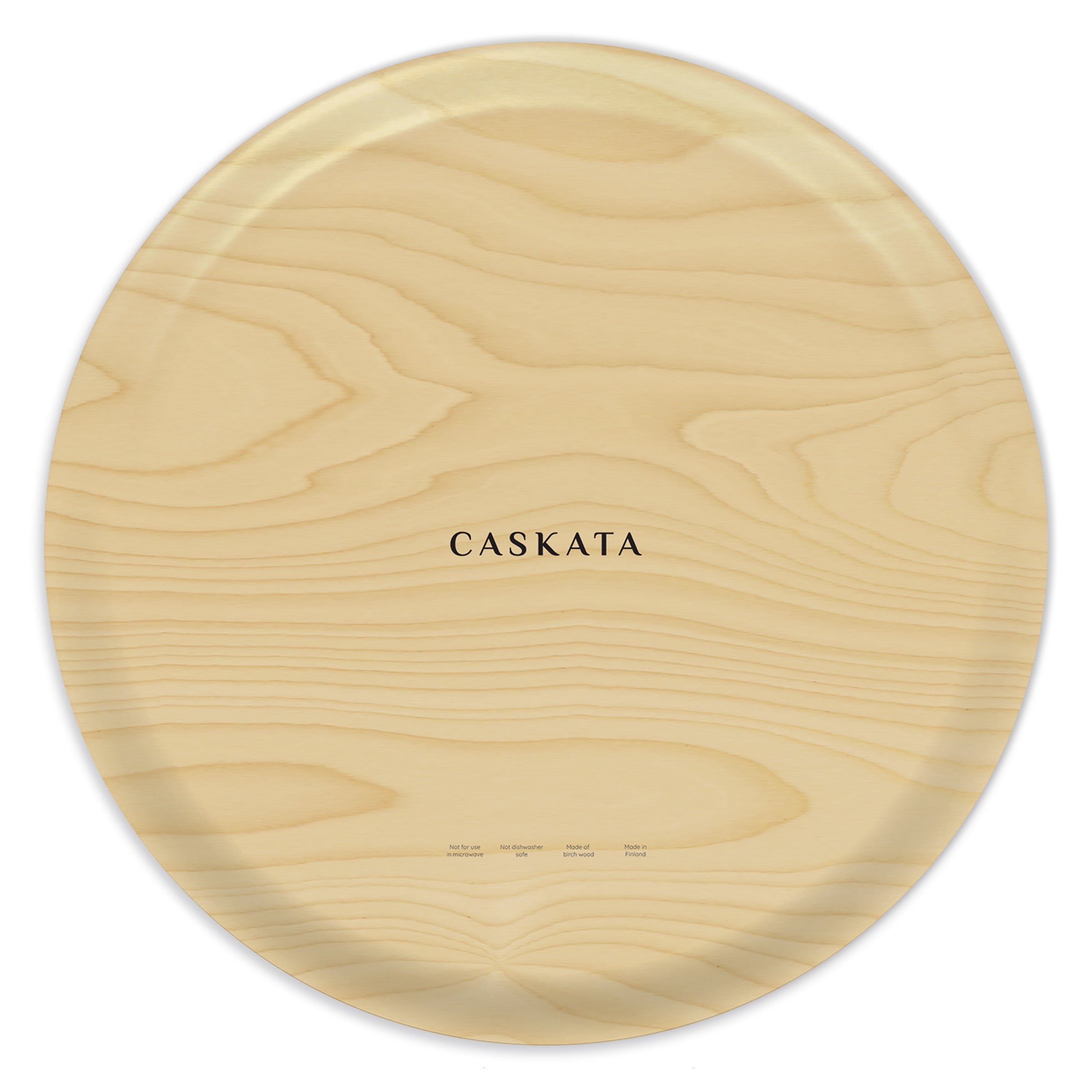 Large Round Birchwood Serving Tray for Home Decor | Natural Wood Charcuterie Board for Cheese, Fruits & Appetizers | Perfect for Entertaining, Weddings & Rustic Kitchen Decor