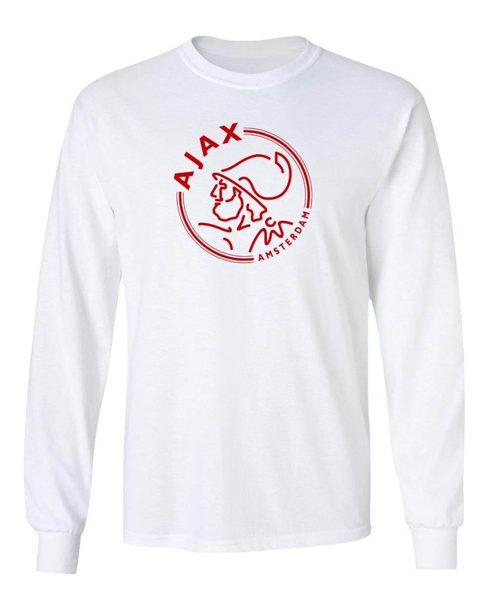 Spark Apparel Men's Amsterdam Soccer Long Sleeve T-Shirt - Breathable Jersey for Training, Matches & Fan Support | Official Football Shirt for Players & Supporters