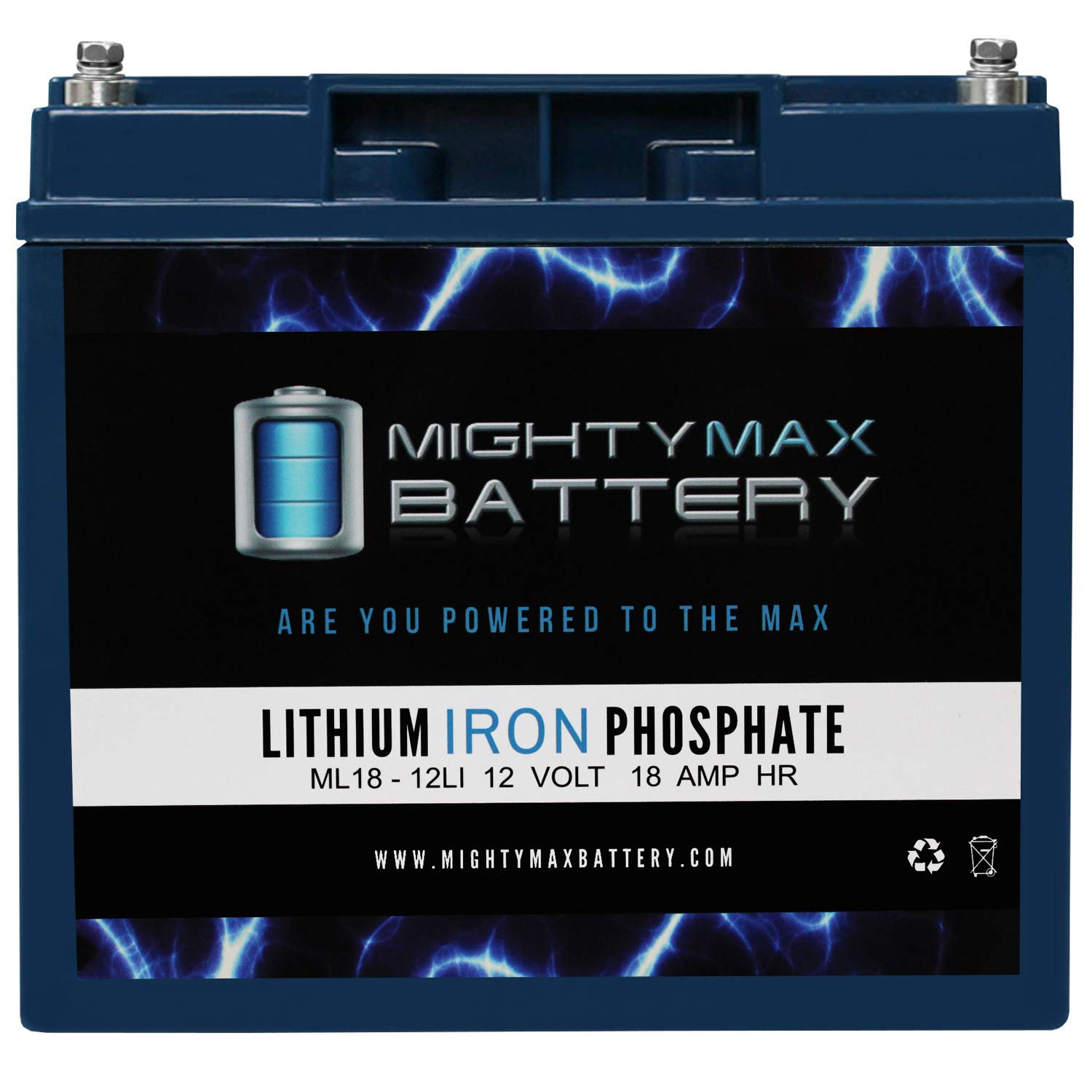 Mighty Max 12V 18AH Lithium Battery Replacement for Sonnenschein A512170G5 - Perfect for Solar Power Systems, Emergency Backup & Medical Equipment