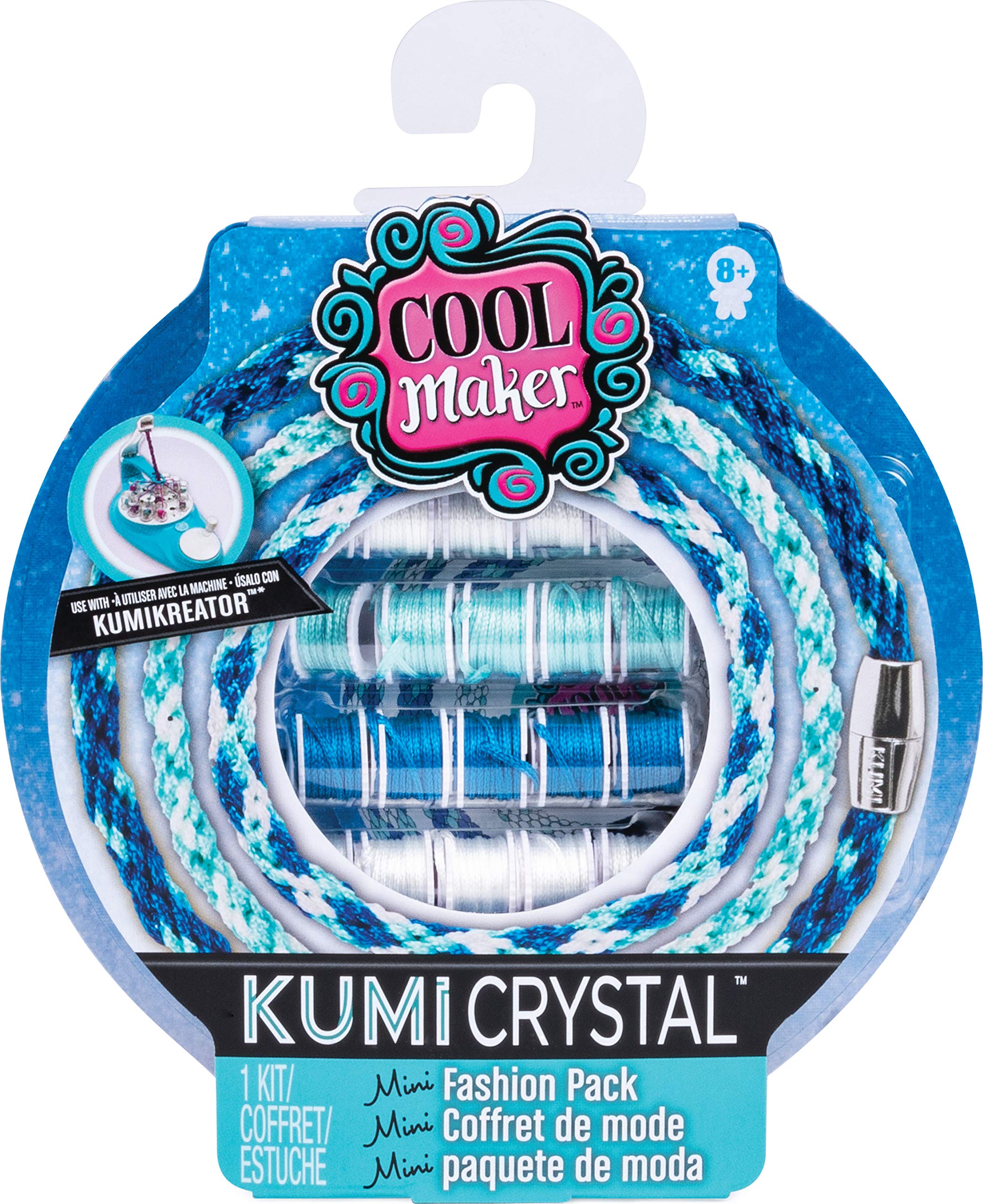 Cool Maker - 6045486 - Creative Crafts - Small Kumi Kreator Refill Pack - Random Patterns - Perfect for DIY Jewelry, Kids Crafts & Party Favors