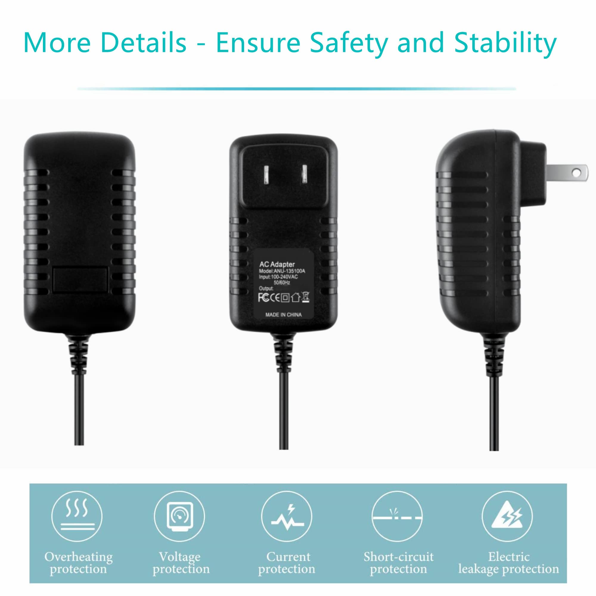 DC Adapter for MANGROOMER Lithium MAX & Ultimate PRO Back Shavers - Replacement Power Supply for Smooth Shaving at Home or Travel